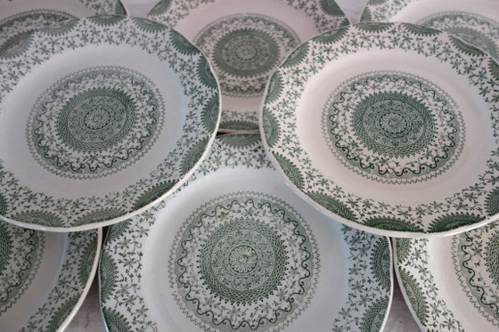 Image 1 of 8 platos llanos de loza Fine Ware