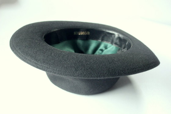 Image 1 of Cappello loden vintage per caccia e sport - cappello da uomo fatto a mano - taglia 58