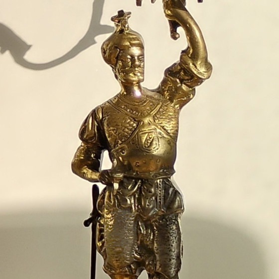 Image 1 of Paar Kandelaber mit Ritterfiguren