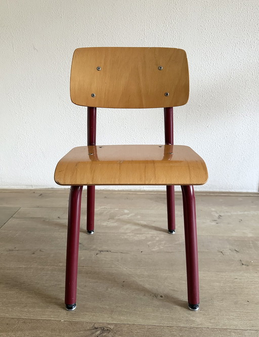 Vintage Presikhaaf school chair