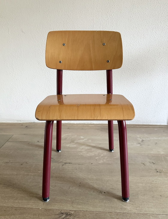 Image 1 of Vintage Presikhaaf school chair