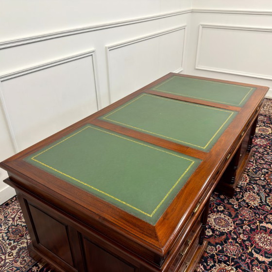 Grande Scrivania Classica Inglese – Scrivanie, Leather, Wood (photo 18 of 21)