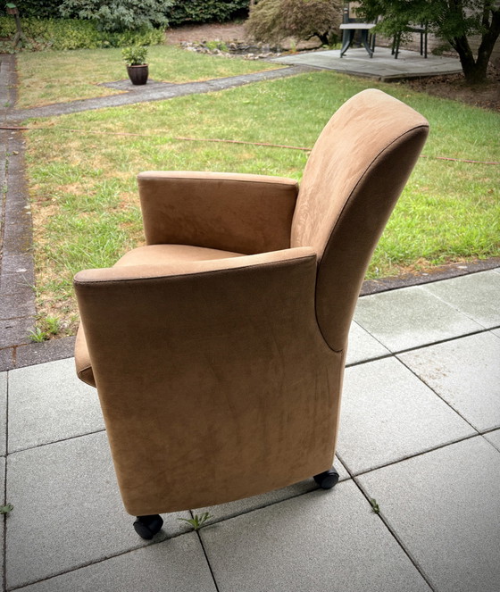 Image 1 of Sillón Leolux Quantissimo, cuero Alcántara