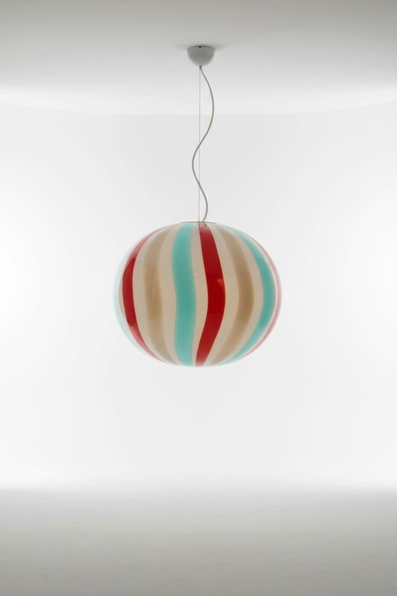 Image 1 of Lampe originale en verre de Murano – soufflée à la main, Ø 40 cm