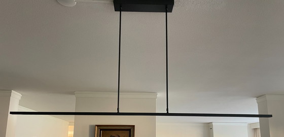 Image 1 of Hanglamp Real 3 zwart nikkel 160 cm te koop