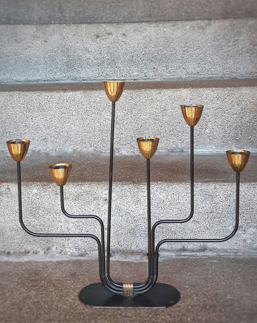 Gunnar Ander Ystad Metall candlestick