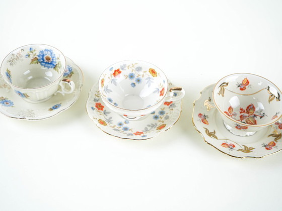 Image 1 of Porzellantassen-Set, deutsches Design, 20. Jahrhundert, hergestellt in Deutschland