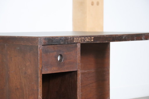 Pierre Jeanneret Pigeonhole Desk Pj-Bu-02-A, India 1950S