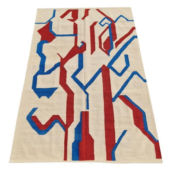 Tapiz tejido a mano sin título de Willem de Kooning | Arte textil | 247 × 172 cm (97 × 68 pulgadas) (photo 6 of 10)