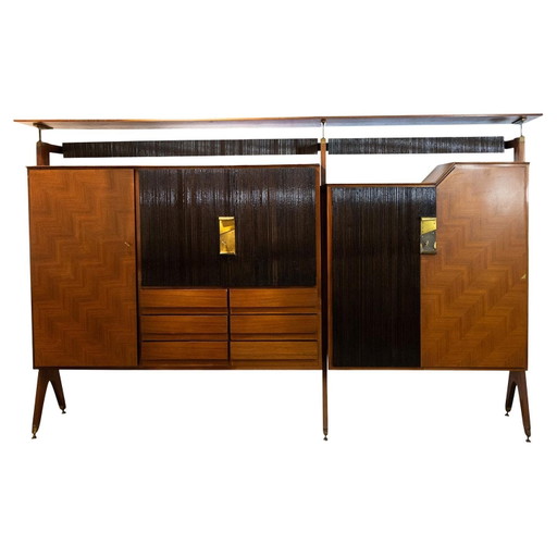 Mobile bar / Mobile cocktail attribuito a Vittorio Dassi - Italia, anni '50