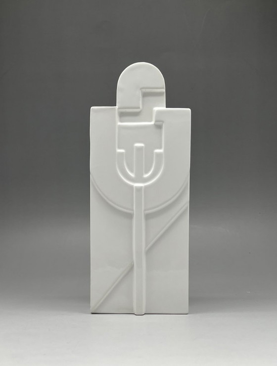 Image 1 of Postmodern GEO-ART vase “Aquarius” (Aquarius) – Attrib. Adolf Stepan – 1980s