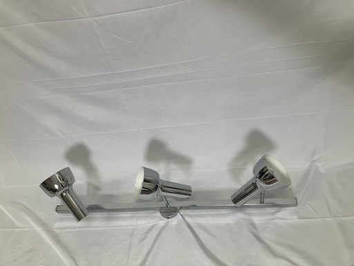 Faretti da parete o da soffitto vintage anni '70, cromo