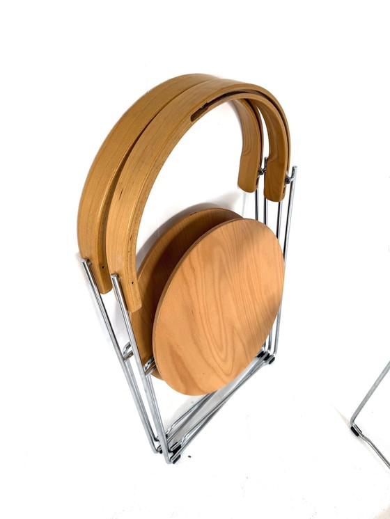 Image 1 of 6x Silla plegable de diseño 'Soley', Kusch & Co '80