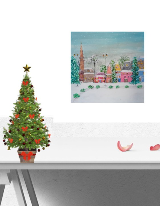 Image 1 of Weihnachts-/Wintergemälde