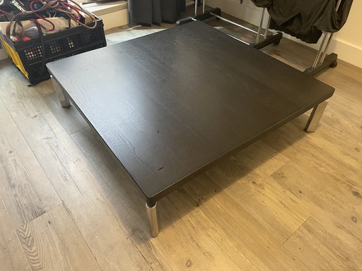 Leolux salontafel Faya Lobi 100x100x 26 bruin