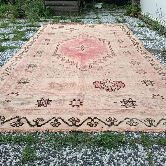 Image 1 of Hand geknoopt Berber kleed wol 309x157cm