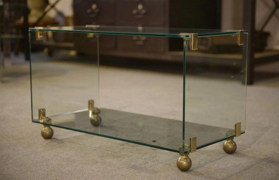 Table basse en verre par Roche Bobois années 1960 – Tables basses, Cristal, Design (photo 8 of 10)