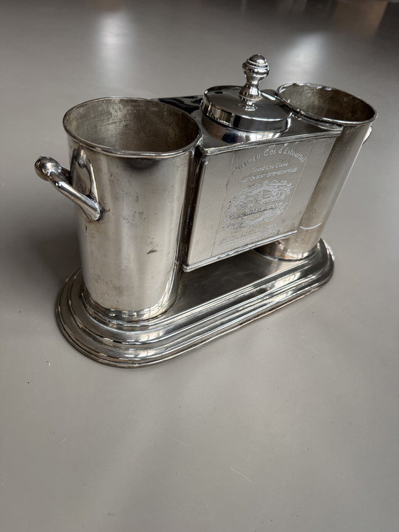 Image 1 of Wijnkoeler verzilverd Che’nas