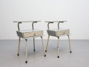 Set di comodini vintage | Wim Rietveld per Auping