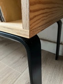 Custom record cabinet ('Float' vinyl furniture by Robbert Sikking)