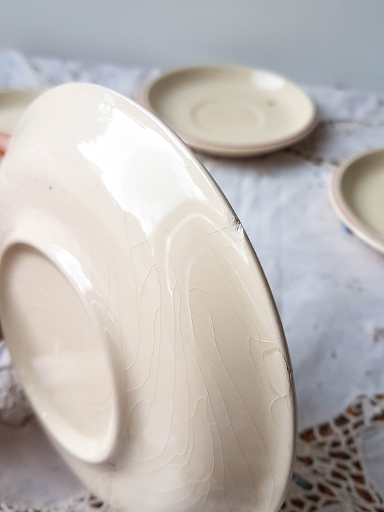 Image 1 of Vintage aardewerk 5 persoons koffie servies