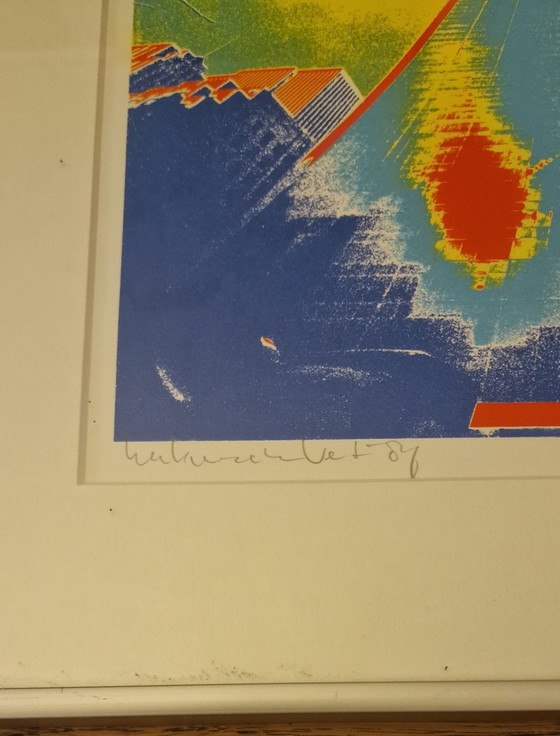 Image 1 of Henk van der Vet - 4 passepartout di New York incorniciati