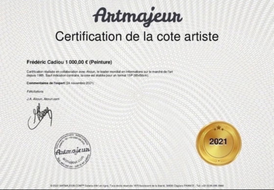 Image 1 of Acryl auf bespanntem Karton 46x33cm.