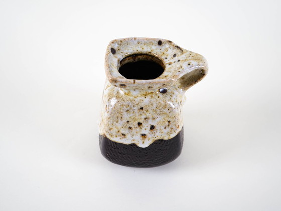 Image 1 of Ceramic vase with a handle, Danish design, 1960s, made in Denmark