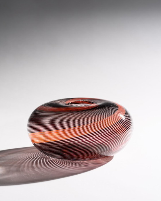 Image 1 of Rosenthal Glasstudio “Fadenglas” Vase – Mario Colelli & Hertha Bengtson · Limited Edition, Germany
