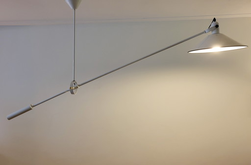 Lampe à contrepoids vintage de J.J.M. Hoogervorst de 1970