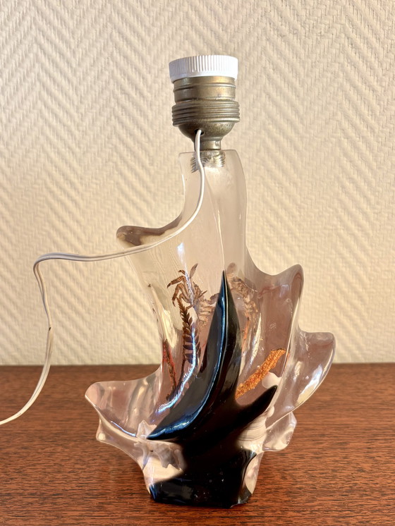 Image 1 of Vintage Raisin Sea life Table lamp,  a. 1970s
