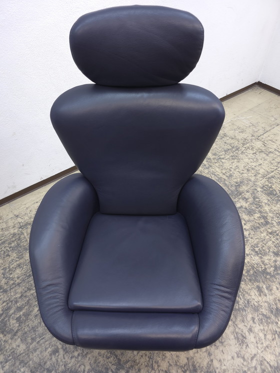 Image 1 of Cassina Dodo Armchair Swivel Chair Leather Armchair Recliner Lounger Top