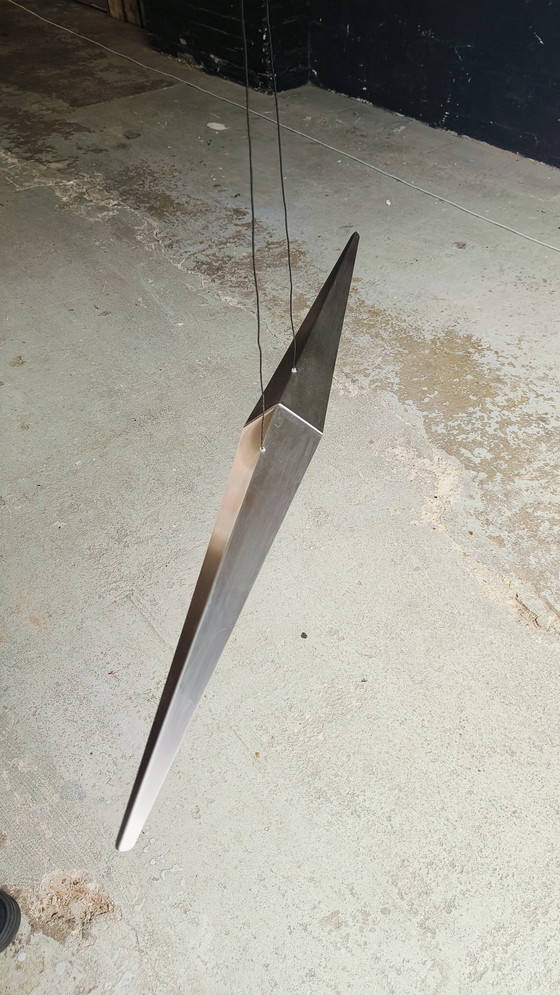 Image 1 of Lampada a sospensione minimalista spaziale anni &#39;80 Hala Halogen Design