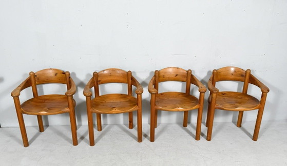 Image 1 of Set van 6 fauteuils van Rainer Daumiller voor Hirtshals Sawmill, Denemarken, jaren 70.