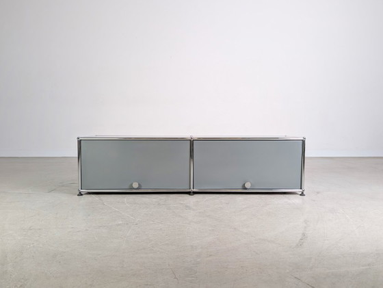 Image 1 of USM Haller Sideboard Fritz Haller 1x2 medium grey Design TV Board