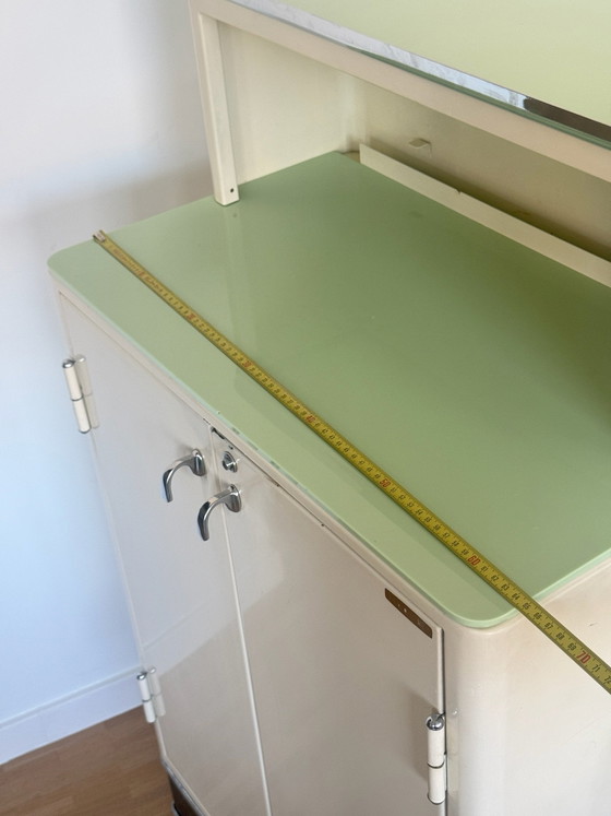 Mobile contenitore vintage in metallo, cromo e vetro – maquet, Mobili contenitori (photo 15 of 15)