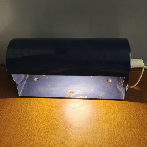 IKEA LOD V413 wall lamp dark blue – Swedish design, 70s/80s – working – wandlampen, Metal