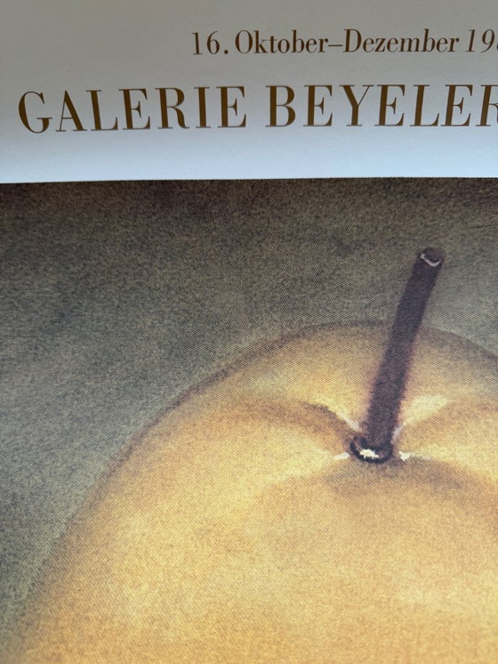 Image 1 of Fernando Botero, Pear (Ausstellungsplakat), 1980, Galerie Beyeler Basel, gedruckt in der Schweiz