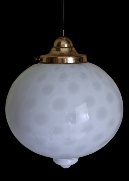 Image 1 of VINTAGE 70' PEILL & PUTZLER DECKENLEUCHTE WEISS
