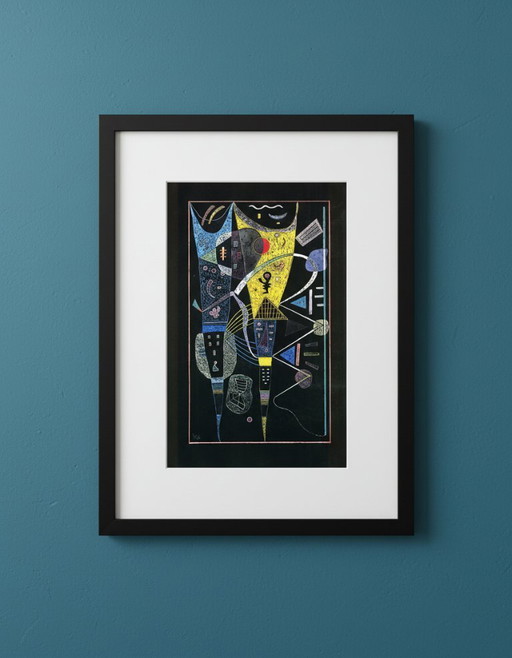 Kandinsky, Wassily - La Tension Double - Estampe