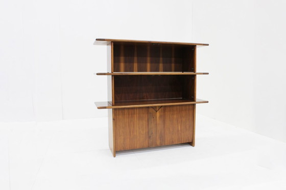 Image 1 of Meuble vintage italien en noyer par Ammannati et Vitelli pour Catalano, 1970