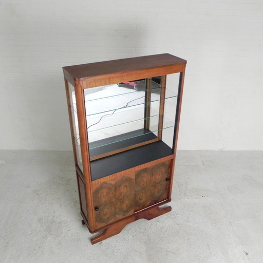 Art Deco display case, beverage cabinet, 1930s