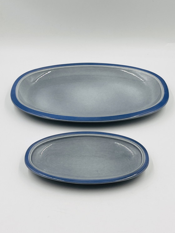 Image 1 of Set aus zwei Boch-blauen Tellern