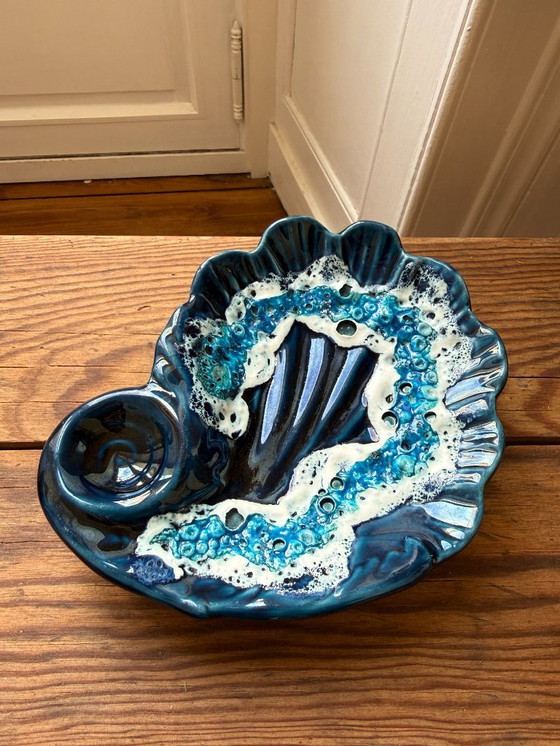 Image 1 of Fat lava blue trinket tray