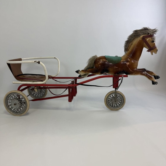 Torck pedal sulky with horse – Garden accessories, Metal, Rubber (photo 4 of 18)