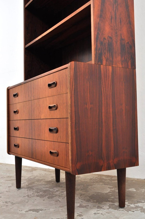 Image 1 of Vintage rosewood bookcase with drawers