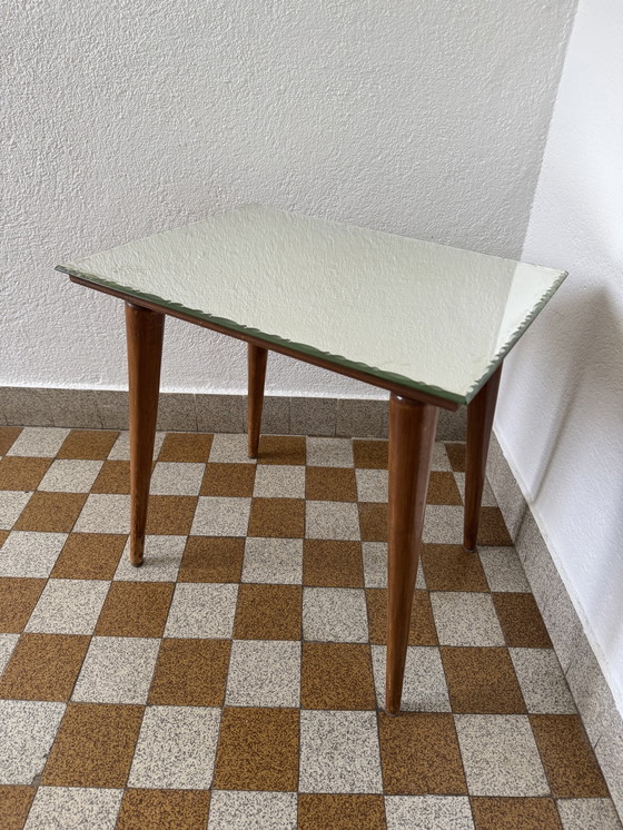 Image 1 of 60's salontafel spiegel