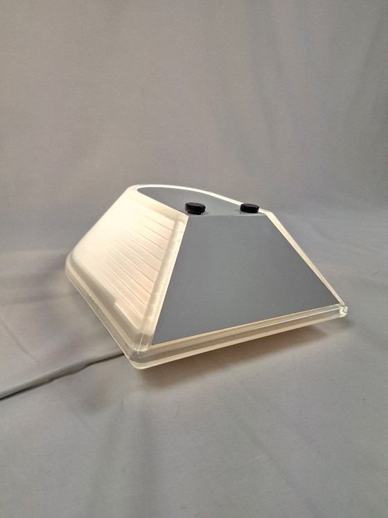 Image 1 of Pair of 80s glass wall lights by Roberto Fiorato for Prisma