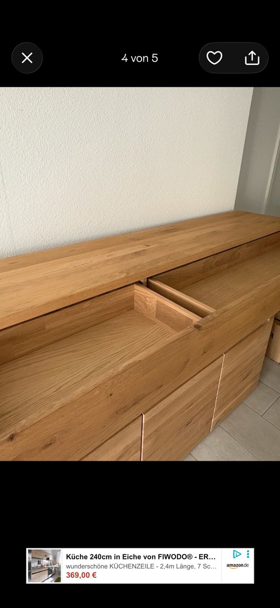 Credenza alta Decker in legno massello – Credenze alte (photo 4 of 5)