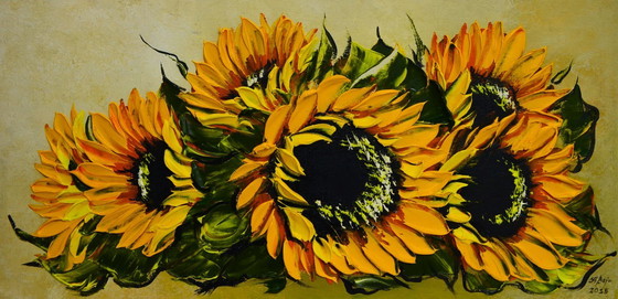 Image 1 of Kinga Bajor "Sunflowers"